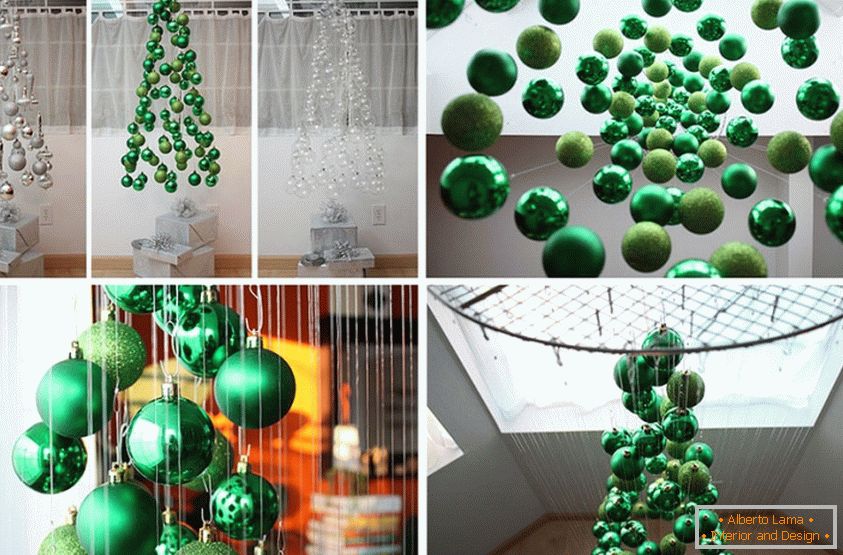 Декорација на новогодишна елка со Божиќни топки