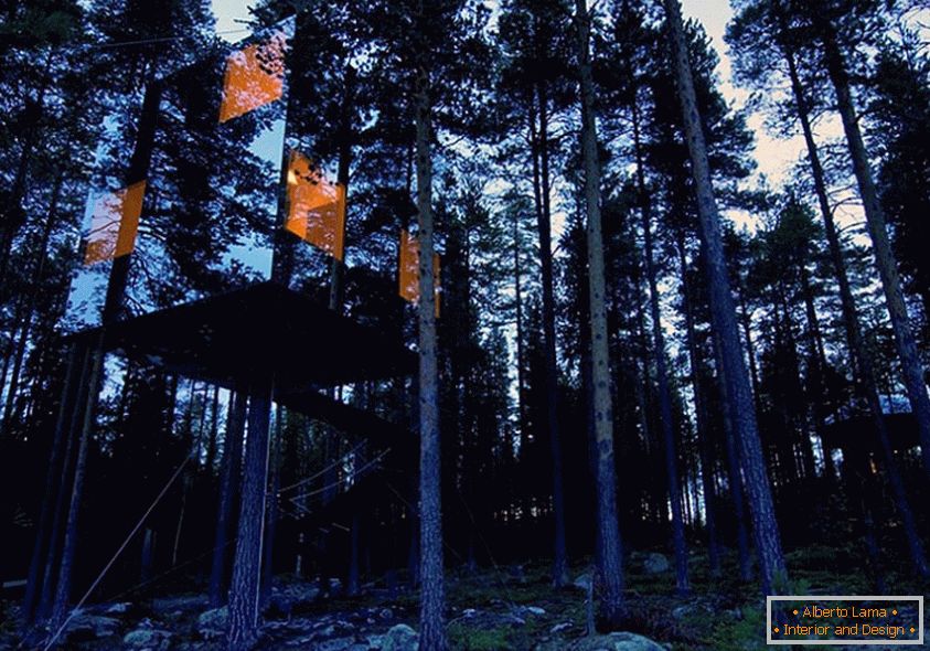 Дом на огледало дрво (Швеция)