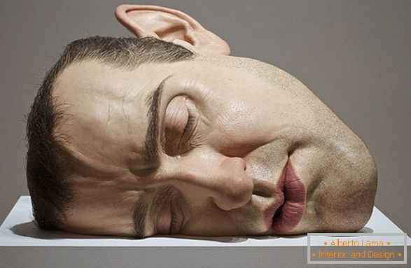 Скулптура на главата на еден човек, Рон Maesk