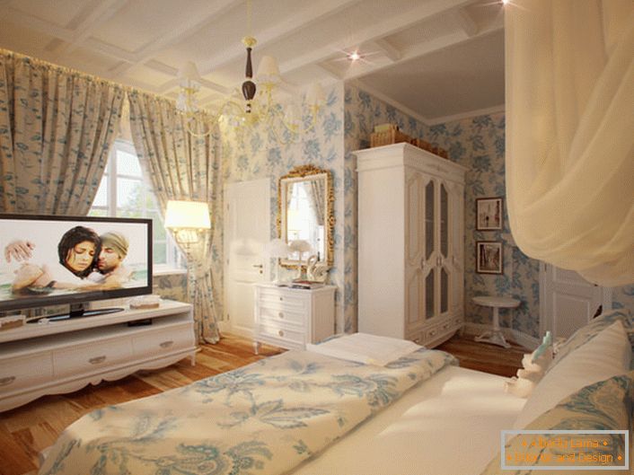 Француски стил во спалната соба