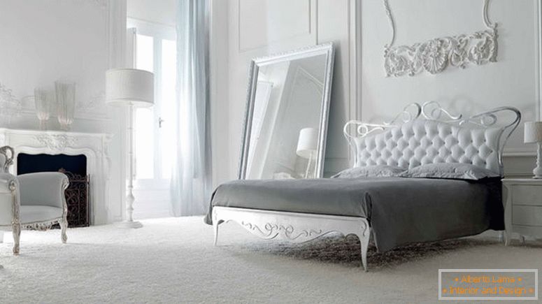 модерна мебел-спална соба-за-бела-спална соба-дизајн-идеи-доаѓаат-со-бела-тафтуван-headboard-на-железо-кревет-рамка-и-класичен-бело-издигвам-во-резба-плус-бело- класично-тафтувано-фотелја