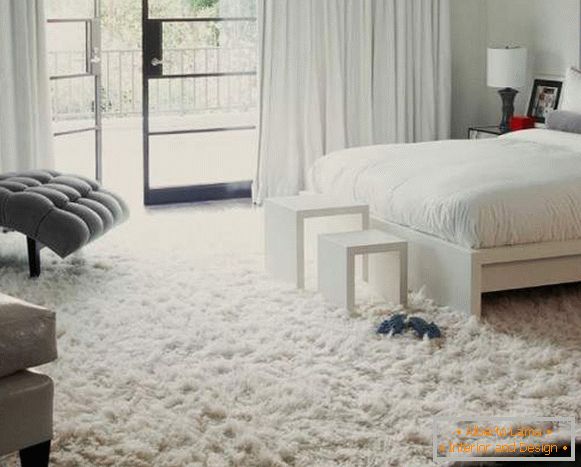 бели килими на подот, фото 31