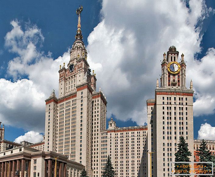 Сталинското царство стана посебна архитектонска насока.