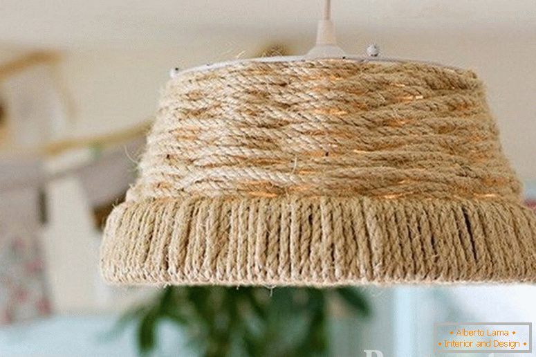 Wicker Lampshade