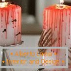 Крвави свеќи со нокти и раце