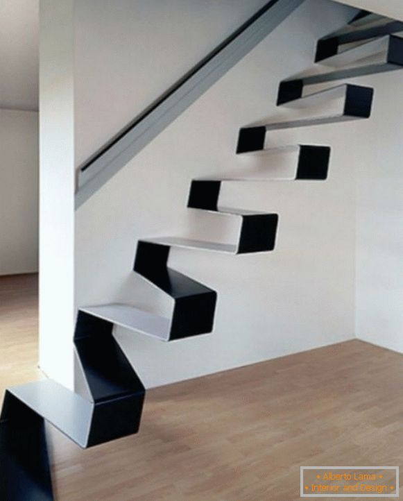 Дизајн на скалите во приватна куќа, фото 4