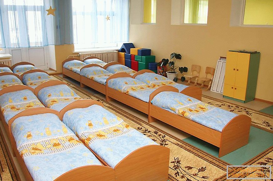 Спалната соба в детском саду