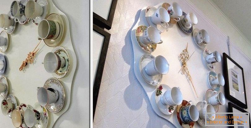 Варијанти за дизајн на часовници со чаши и чинии