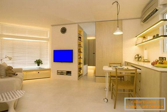 дизајн-1-соба-студиото апартмани