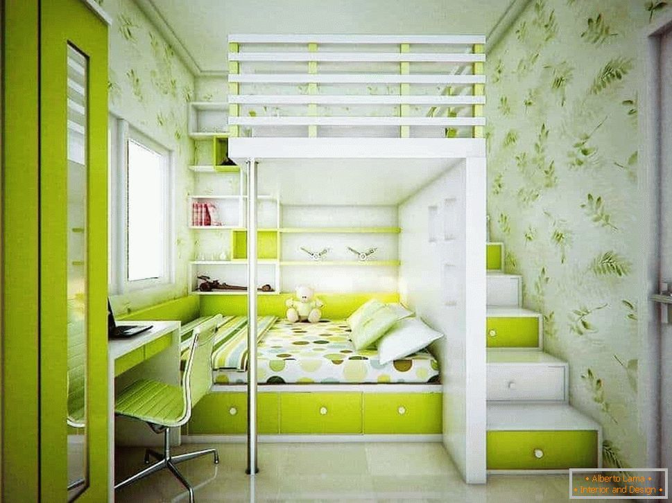 Место за спиење за родители со дете во еднособен стан