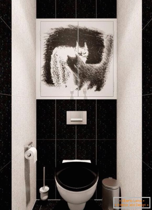 Плочка во мал тоалет дизајн слика 13
