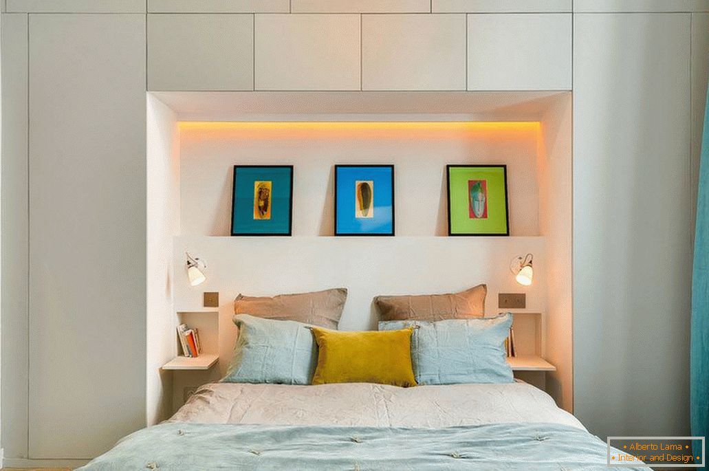 Спална соба дизајн 15 кв.м. м