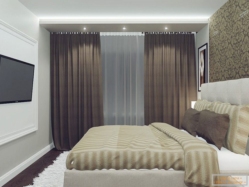 Спална соба дизајн во Хрушчов