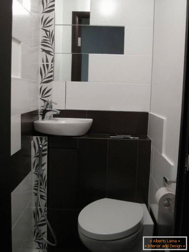Тоалет во Hi-Tech стил со хигиенски туш