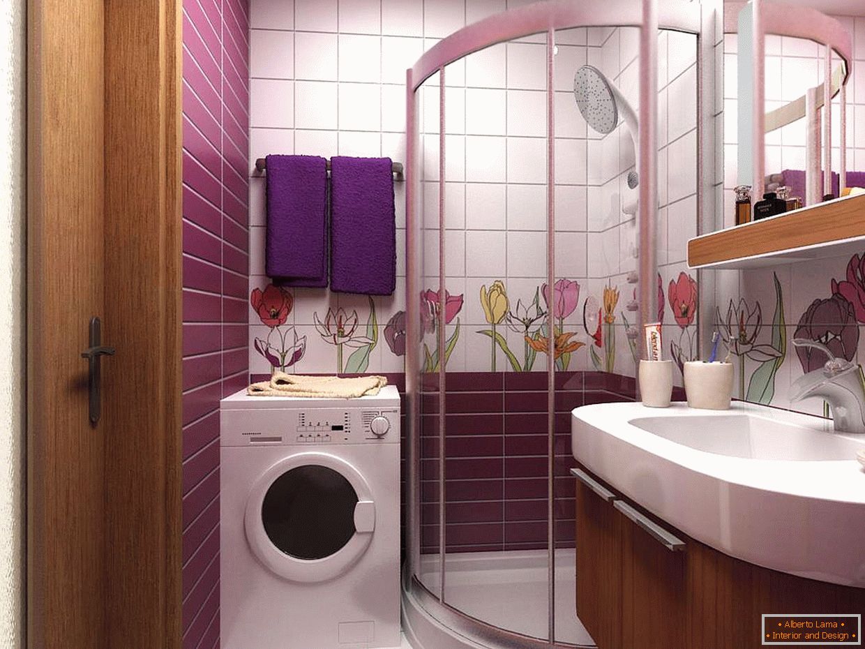 Виолетова бања декор