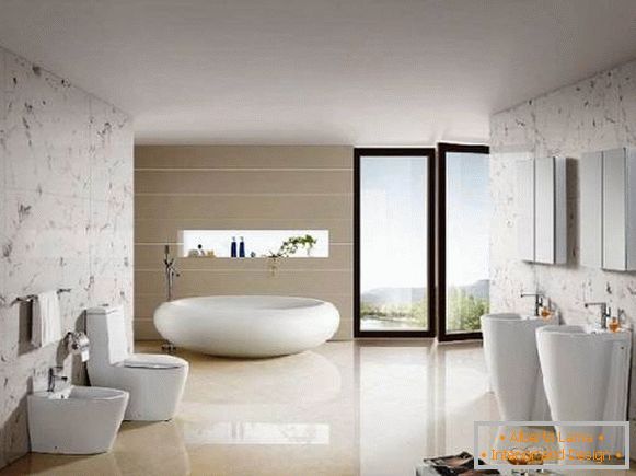 дизајн на бања со тоалет, фото 41