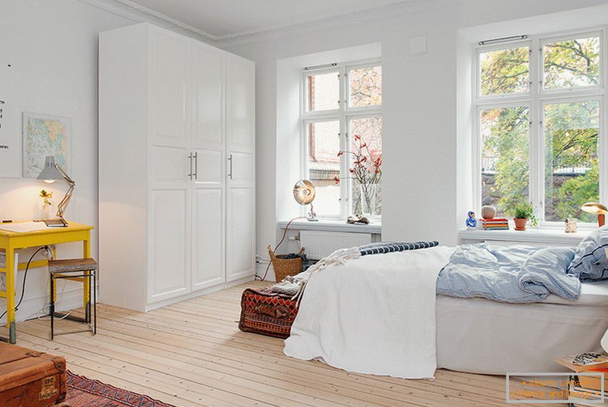 Еднособен стан во Гетеборг дизајниран од шведски дизајнери