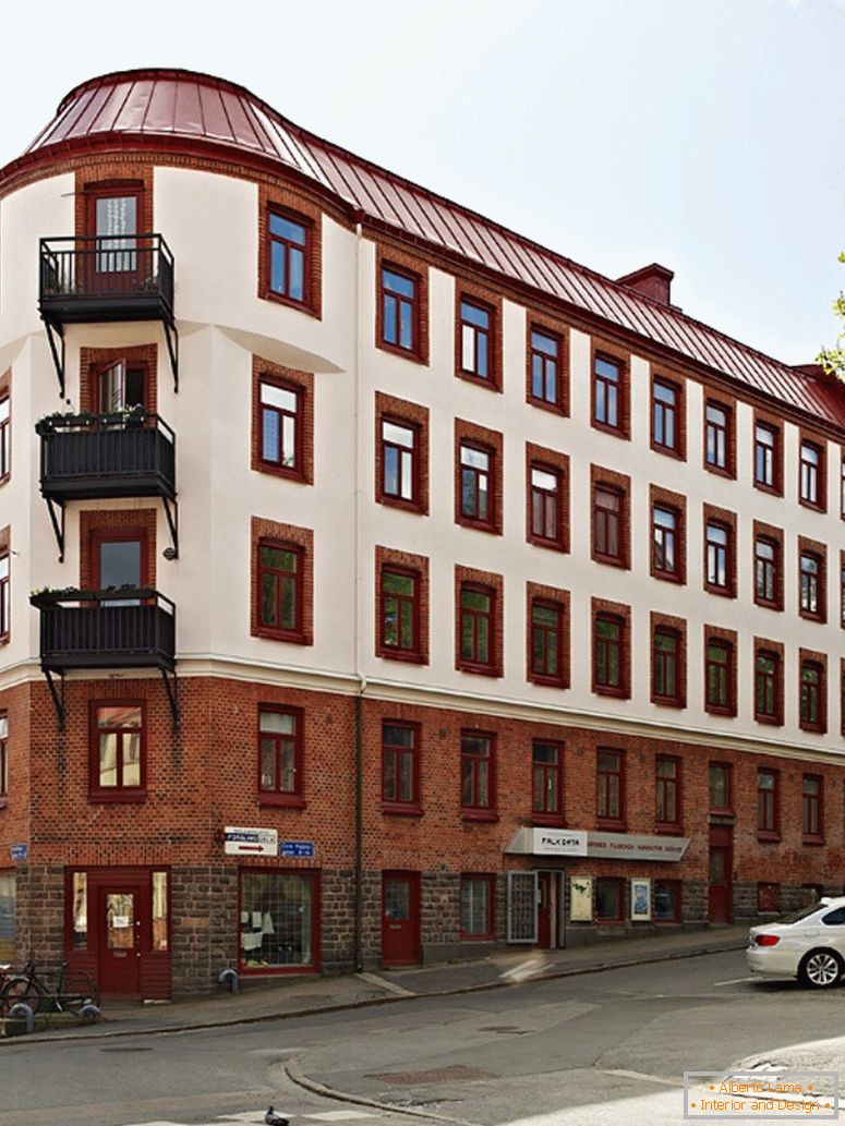Петкатрајна станбена зграда во Шведска