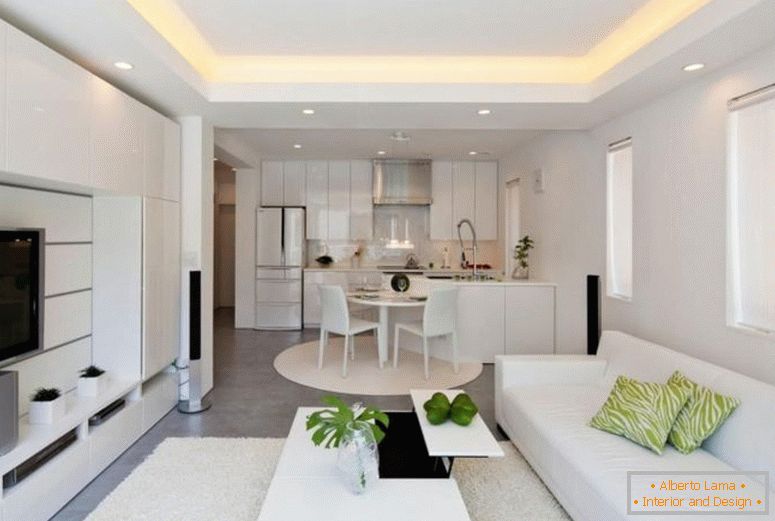 бела кујна-дневна соба-дизајн-идеи-кои се однесуваат на дневната соба и кујната-комбинирани-идеи-за-ремоделирање-кујнски-и-дневна соба-партиции