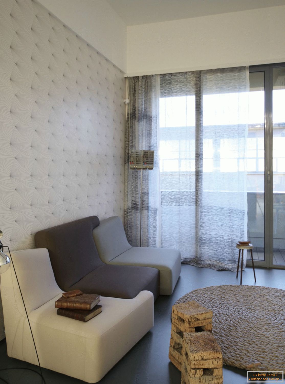 Внатрешноста на мал стан во Торино, Италија