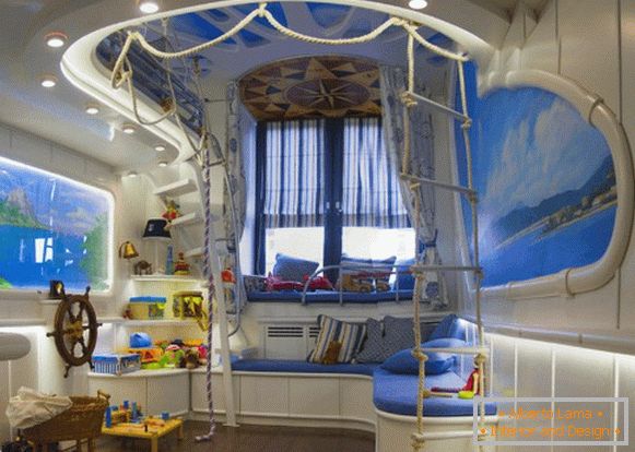 Стилови на внатрешноста на детската соба, фото 18