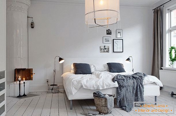 спална соба дизајн скандинавски стил
