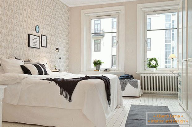 спална соба во скандинавски стил