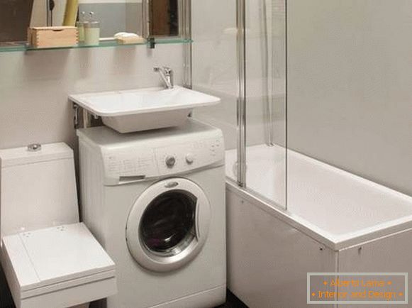 машина за перење во бања дизајн, фото 4