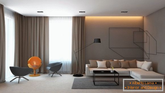 Стилска соба во вашата куќа - минималистички дизајн