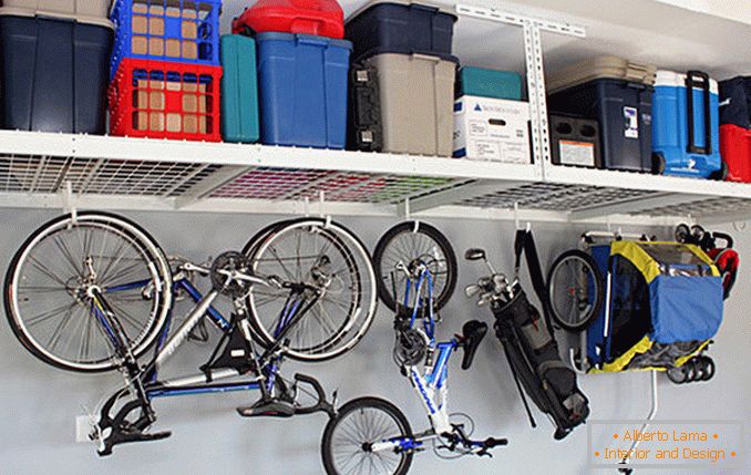 Метод за складирање на велосипед