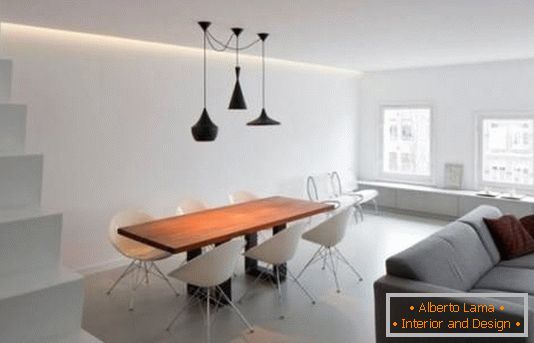 Дизајн на дневната соба во стилот на минимализмот