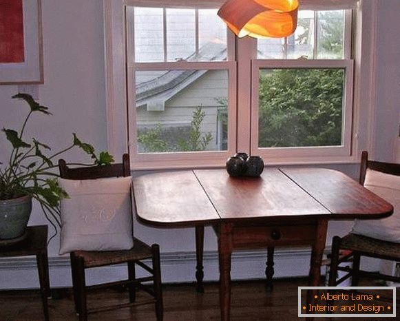 маса, кујна, преклопен дрвена, фото 28