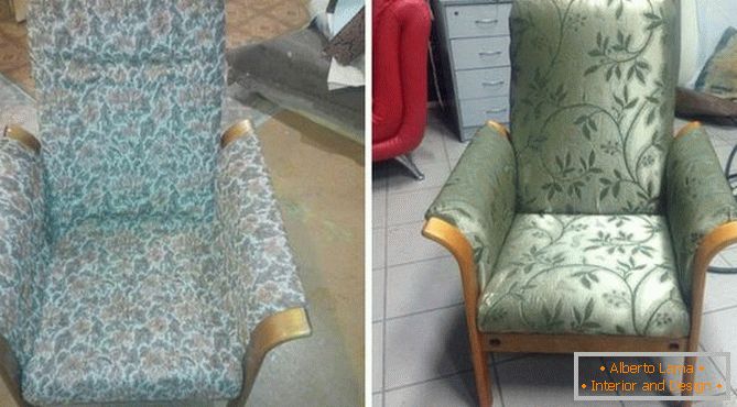Извлекување на тапациран мебел пред и потоа, слика 16