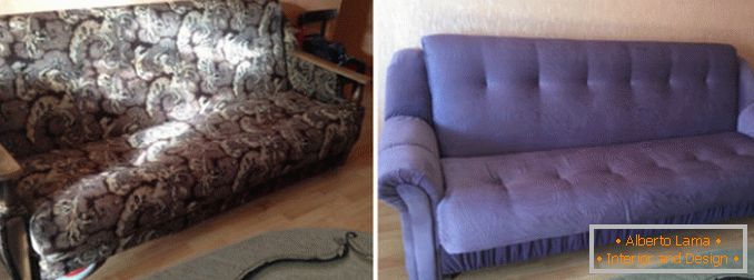 Извлекување на тапациран мебел пред и потоа, слика 19