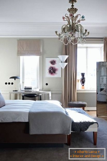 Спална соба дизајн од Пол Меси