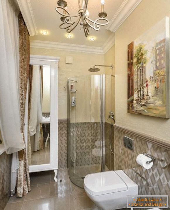 Убави бањи - слика на комбинирана бања во станот