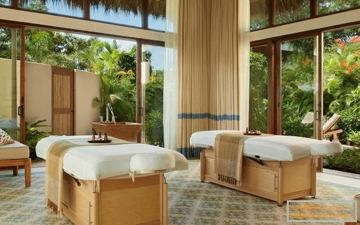 Дизајн соба за спа третмани во Mukul луксузни хотелот