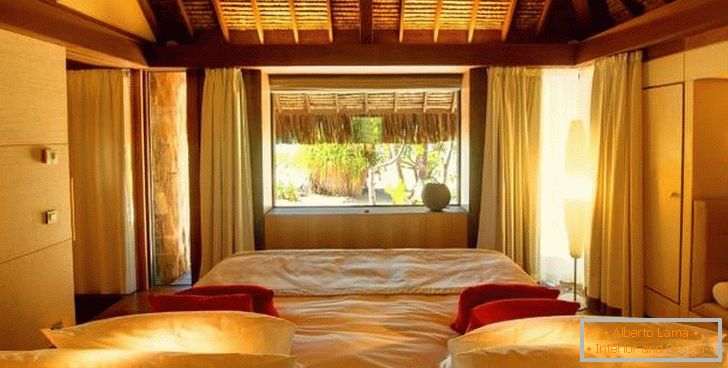 Спална соба дизајн во хотелот Брандо