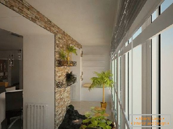 кујнски дизајн со пристап до балкон, фото 23