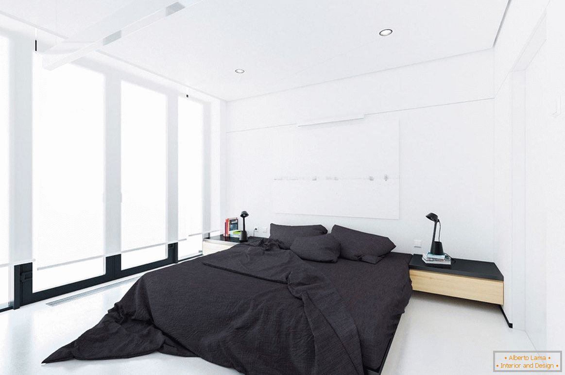 Спалната соба в стиле минимализм