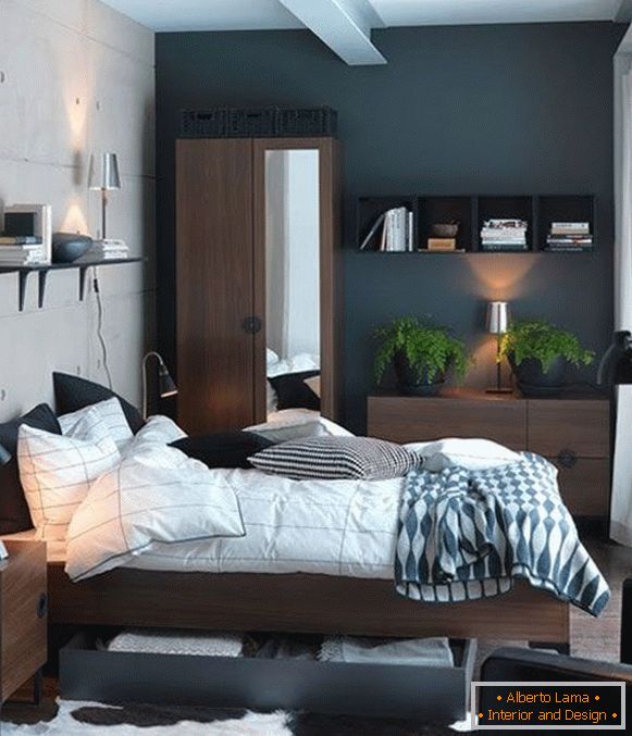 Идеја за мала спална соба
