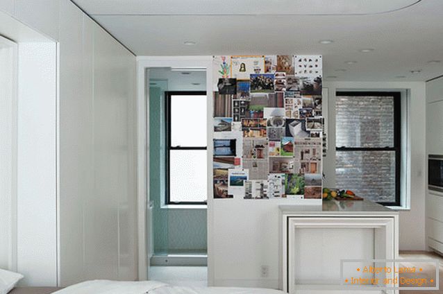 Спалната соба на мултифункционалниот стан трансформатор во Њујорк