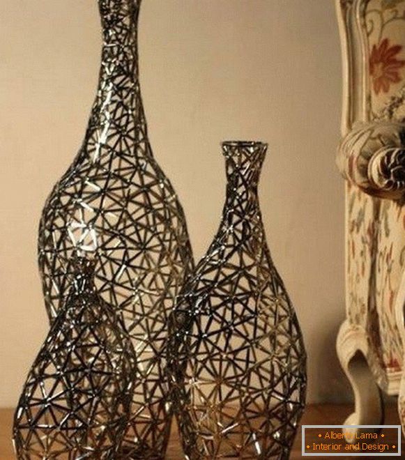 Декоративни плетени вазни