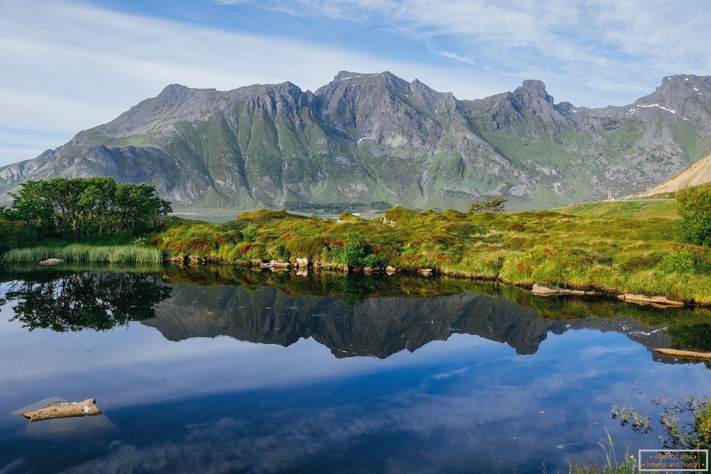 Шарена природна сцена во Норвешка