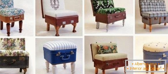 Мали фотелји од куфери