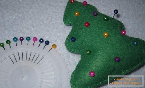 Новогодишни играчки направени од крпа со свои раце Шаблони, слика 33