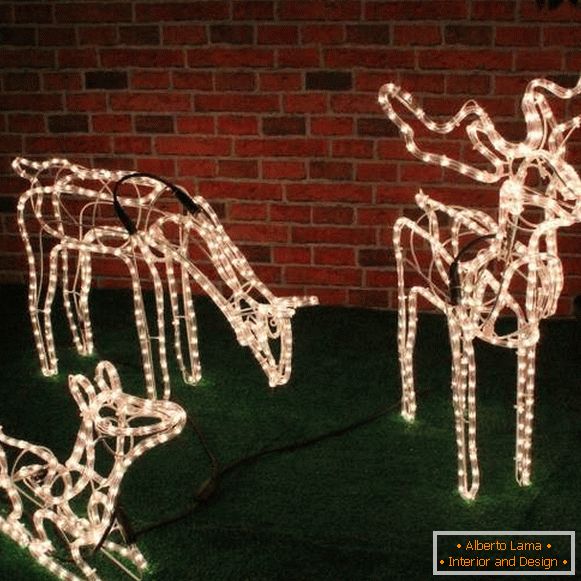 Новогодишен елен направен од жица со сопствени раце, фото 17