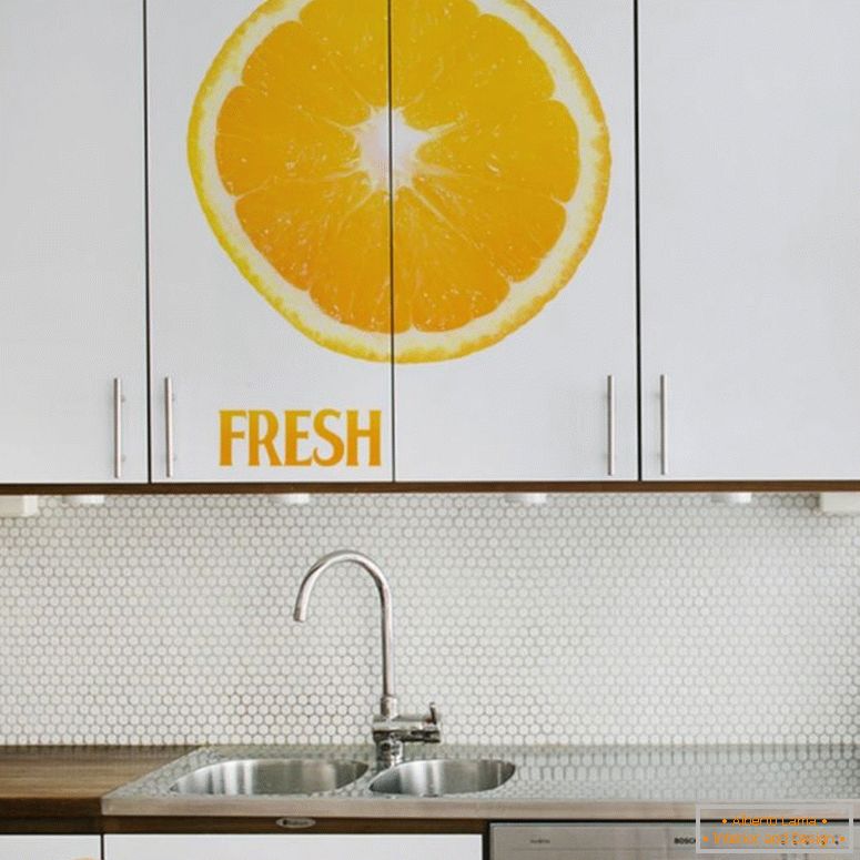 крем-свеж портокал-лимон-кујна-врата-дневна соба-декор-спална соба-ѕид-parede-ди-отстранлив-ѕид-налепници-ТВ