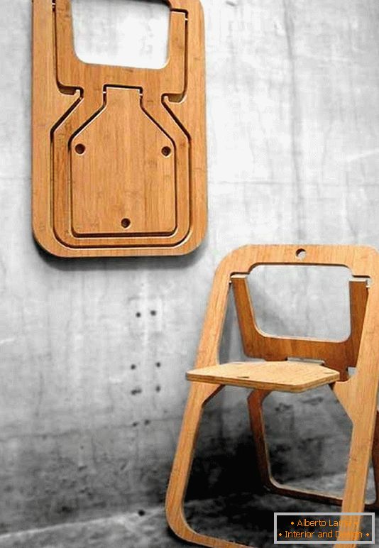 Преклопен стол од дизајнерот Кристијан Десил, Франција