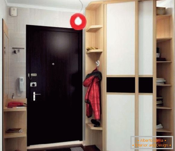 кабинети во ходникот во ходникот, мали, фото 13